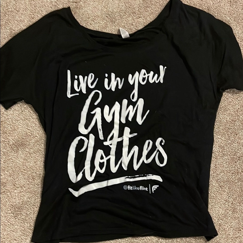 Black Graphic Women's Top
